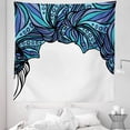 thumbnail image 1 of Octopus Tapestry, Abstract Tentacle Pattern with Intertwined Parts Marine Twisted, Fabric Wall Hanging Decor for Bedroom Living Room Dorm, 5 Sizes, Violet Blue Turquoise, by Ambesonne, 1 of 1