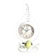 thumbnail image 1 of Reloj de rústico que no hace tictac, estante de analógico, reloj blanco Zulema Despertador de escritorio, 1 of 8