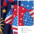 thumbnail image 6 of 4th of July Tablecloth 60x60 Memorial Day Patriotic Table Cloths Waterproof American Flag Table Cover for Round Table, 6 of 6