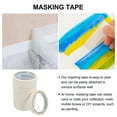 thumbnail image 4 of KONTONTY 10 Pcs White Masking Tape Crepe Paper Adhesive for Home Use Easy Peel Durable Quality 0.75 Inch, 4 of 8