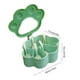 thumbnail image 3 of Caja de condimentos 5 en 1 con forma de pata de gato, organizador de especias de cocina con tapa transparente, contenedores apilables para almacenar condimentos, diseño antiderrames con múltiples com, 3 of 6