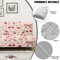 thumbnail image 5 of Xixirimido Cherries Bowknot Stars Pink Pattern Stretch Armless Futon Cover Sofa Bed Covers Elastic Futon Slipcover Washable Couch Cover Washable Furniture Protector, 5 of 8
