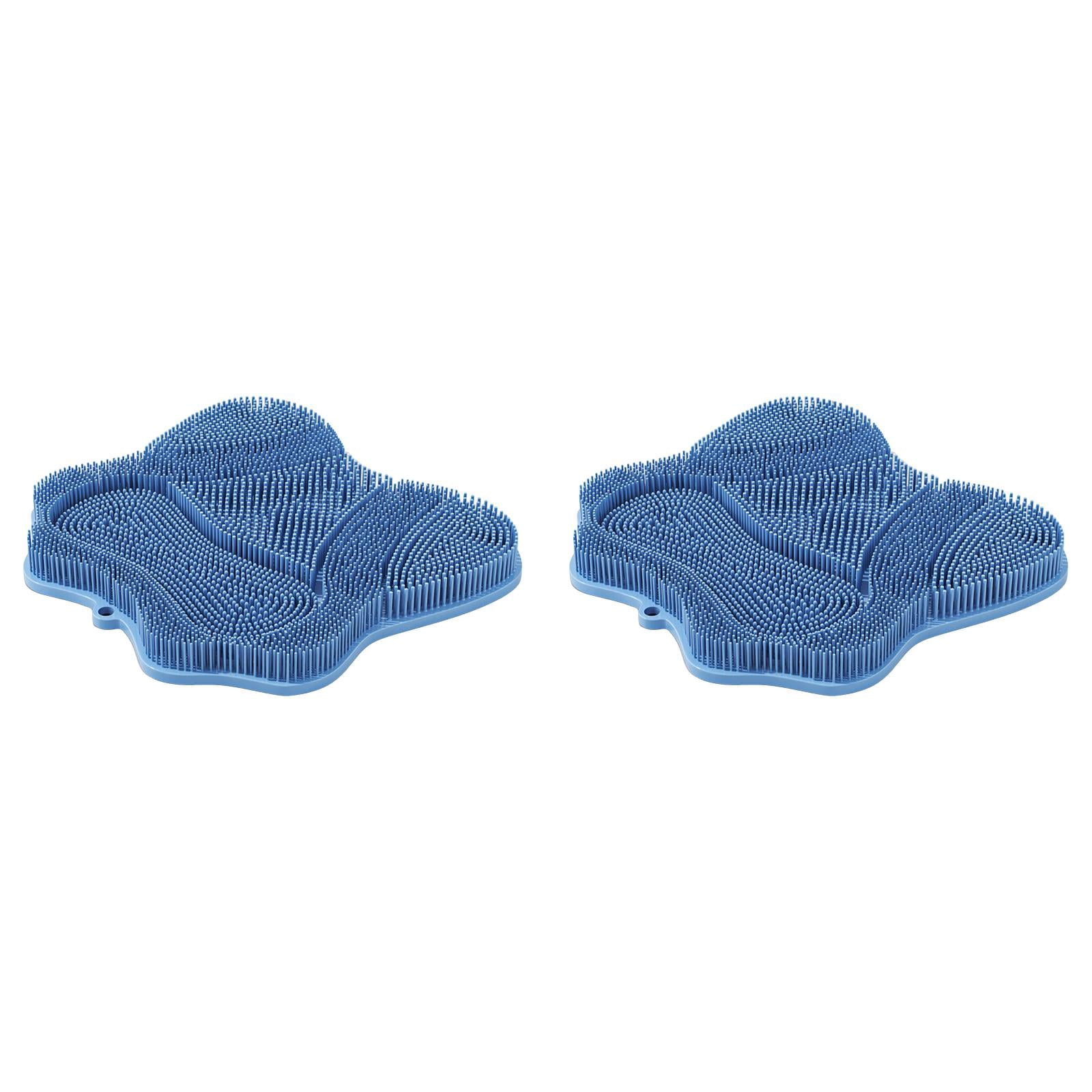Jeruytgh Tapis à récurer pour les pieds de douche | Tapis de lavage pour le dos de salle de bain, tapis de massage mural multifonctionnel à ventouse et à récurer pour les Jeruytgh Tapis à récurer pour les pieds de douche | Tapis de lavage pour le dos de salle de bain, tapis de massage mural multifonctionnel à ventouse et à récurer pour les