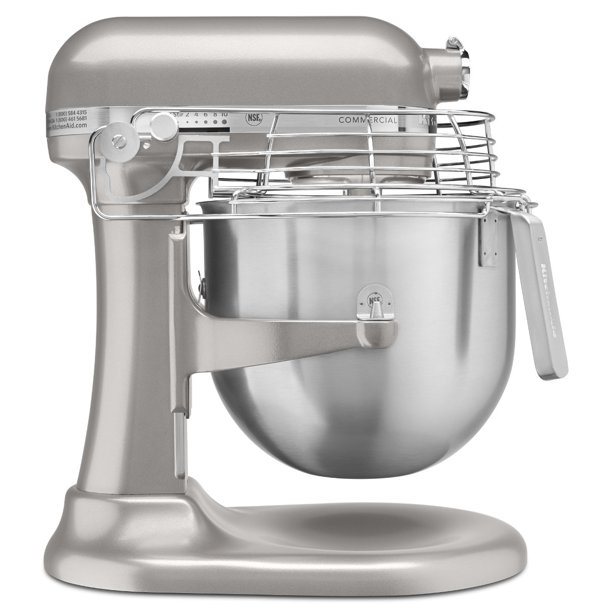 KitchenAid KSMC895NP 8Quart Commercial Countertop Mixer with BowlGuard, 10Speed, GearDriven