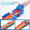 thumbnail image 5 of Vatos Dinosaur Transport Truck Car Toy with Sound and 8 Race Cars, Carrier Vehicles Toys Set for Kids for Boys Aged 3-5 Years, 5 of 9