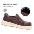 thumbnail image 2 of Apakowa Boys Loafers Slip On Dress Shoes Kids School Uniform Shoes, 2 of 7