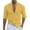 Yellow, variant on Utoimkio Men's Linen Button Down T Shirts Casual Lightweight Business Long Sleeve Turndown Collar Shirts for Men Casual Loose Summer Beach Shirt Tops