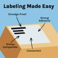 thumbnail image 5 of Premium Label Supply White Sticker Full Sheet Shipping Labels – 8.5" x 11" – Laser/Inkjet Compatible – (1 Label/Sheet), 2000 Sheets - Letter Size, 5 of 7