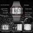 thumbnail image 4 of READ Men's Wristwatches, Digital Watches, Men's Sports Watches, Unisex Digital Wristwatch, Metal Case LCD Digital Watches, Men's Digital Watches, 4 of 8