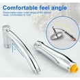 thumbnail image 5 of Shower Arm Extension 28CM ABS Shower Arm Extension Shower Head Extension Waterproof Shower Hose Extension Shower Holder Arm for Shower Head Bathroom,86g, 5 of 5