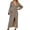 Yellow brown, variant on Spring Fall Women Long Sleeve Button Down Casual Long Knit Cardigan