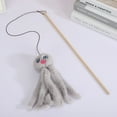 thumbnail image 4 of Visland Kitten Stick Toy Wooden Pole Plush Octopus Funny Kitten Stick Toy Biting Chewing Pet Cat Supplies, 4 of 7