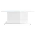 thumbnail image 3 of vidaXL Coffee Table High Gloss White 102x55.5x40 cm Engineered Wood, 3 of 4