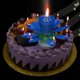 thumbnail image 1 of Rotating Music Lotus Cake Candle Birthday Party Magical Flower Blossom Candle, 1 of 5