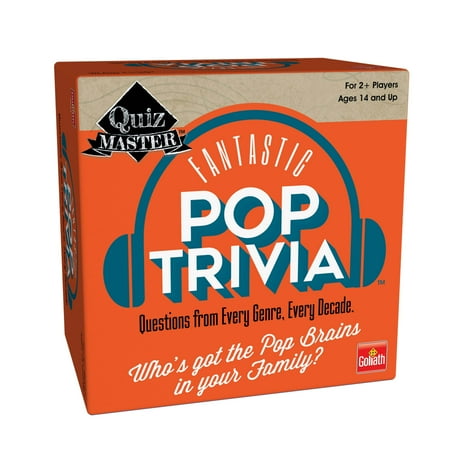 Own Quiz Game - Goliath Games Quiz Master Pop Trivia Game