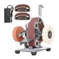 thumbnail image 1 of EU Plug, Mini Belt Sander 7 Variable Speed for Polishing Wood Parts, 1 of 5