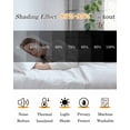 thumbnail image 5 of Spring Eucalyptus Leaves Kitchen Curtains Farmhouse Botanical Gray Wood Cafe Short Curtains for Bathroom Blackout Window Curtain Small Window Treatment Drapes for Bedroom Living Room 42"x45"x2, 5 of 9