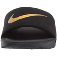thumbnail image 4 of Nike Kawa 819352-003 Youth Kids Black & Metallic Gold Slides Shoes Size 1Y TV442, 4 of 5