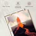 thumbnail image 6 of Elephant Stock Kilauea Volcano Erupting Wall Art - Vertical Canvas Wall Art - Living Room Wall Decor - Nature Canvas - Beige And Gray Decor - 30" x 45", 6 of 8