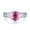 Pink, variant on Exquisite 2 Carat Moissanite Rings Women Oval Cut D Color VVS1 S925 Sterling Silver Lab Created Diamond Wedding Bands Ideal Choice for Couple Parties Date Travel