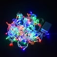 thumbnail image 2 of Vacaciones al aire libre 100 luces Led de cadena 10m 220v 110v Navidad decoraciones para fiesta de boda guirnalda iluminación luz de Navidad, 2 of 4