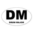 thumbnail image 1 of CafePress - Drum Major Oval Sticker - Sticker (Oval), 1 of 1