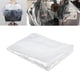 thumbnail image 3 of Capa de peluquería impermeable desechable de 100x130x90cm - Capa de plástico para cortar el cabello, teñir el cabello, peinar Yuyangstore Capa de corte de cabello desechable, 3 of 8