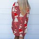 thumbnail image 3 of Camiseta de manga larga para mujer a la moda, cárdigan de Navidad con frente abierto de otoño, prendas de vestir exteriores holgadas, blusa estampada, abrigo, Tops Fridja BV0+4755, 3 of 5