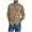 Khaki, variant on lmcalzta Mens Button down Denim Shirts Long Sleeve Collared Casual Fashion Cardigan with Pockets