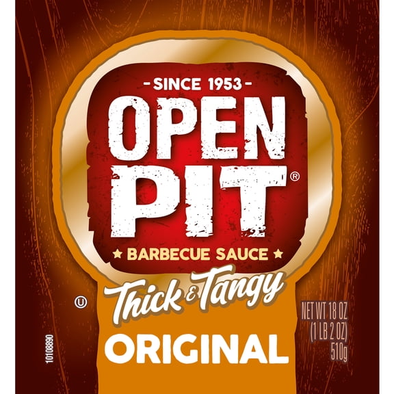 Open Pit Thick And Tangy Original BBQ Sauce, 18 oz.