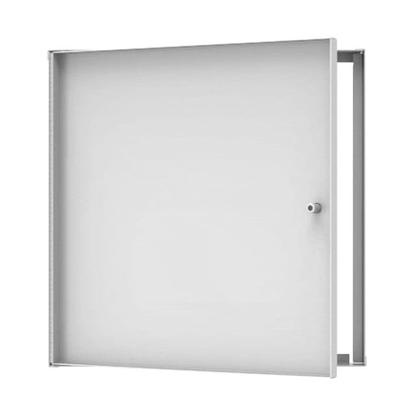 Best Access Doors 8" x 8" Recessed Drywall Access Panel with Latch, Flush Wall and Ceiling Access Door for Plumbing, Electrical, or HVAC, Metal Construction, with Cam Lock and Hinge, HT-BAC-RAD