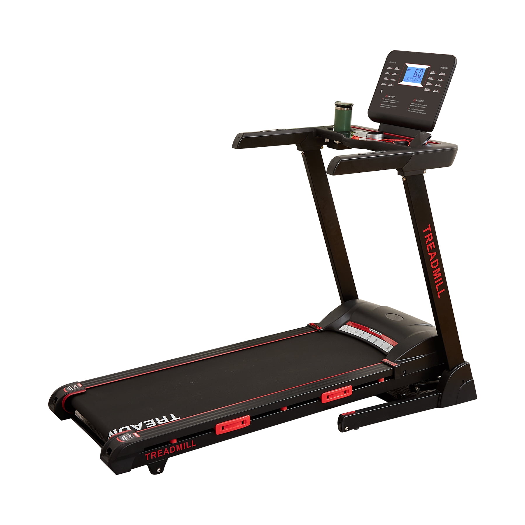 Foldable Treadmill for Home with 15-Level Incline, 3.5HP Quiet Motor, Heart Rate Control, 8.7MPH Speed, Wide 48"x18" Belt, Compact Running Machine for Cardio Fitness