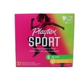 thumbnail image 2 of Playtex Sport Tampons Multipack: Super 16 Ct, Super Plus 16 Ct, 32 Total Tampons, Unscented - 6 Pack, 2 of 5