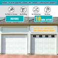 thumbnail image 4 of LOVEVER Magnetic Garage Door Window Glossy Decorative Hardware 6x4 Inches 16PCS, 4 of 6