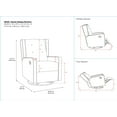 thumbnail image 7 of Baby Relax Mikayla 4-in-1 Nursery Swivel Glider Rocker Recliner, 7 of 7