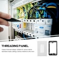 thumbnail image 6 of MLINS Cable Wall Plate with Brush Pass-Through for Home ABS Material Easy Installation, 6 of 8