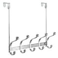 thumbnail image 1 of INTERDESIGN CRAFT 53860 York Lyra Wall Mount & Over Door Hook Rack - 4 Pack, 1 of 1
