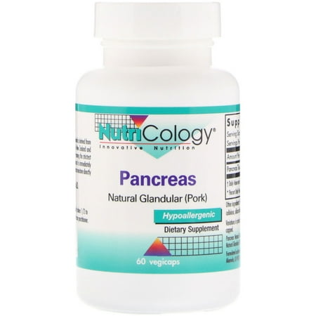 Nutricology  Pancreas  Natural Glandular  Pork   60 (Best Vitamins For Pancreas)