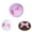 Random color, variant on D-GROEE 10.5cm Cute Bowknot Anti-dust Silicone Glass Cup Cover Coffee Mug Suction Seal Lid Cap,Food Grade Silicone Cup Cover, Pack of 3