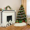 thumbnail image 7 of IZNEN Christmas Garland,Christmas Tinsel Garland with 38 Red Bows,Garland Christmas Decorations for Outdoor、Indoor、Holiday Party,Green & White, 7 of 7