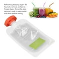 thumbnail image 2 of Reusable Baby Food Pouches, 10pc Set, Easy Clean  Fill For Fruit  Yogurt, Freezer Safe, 2 of 6