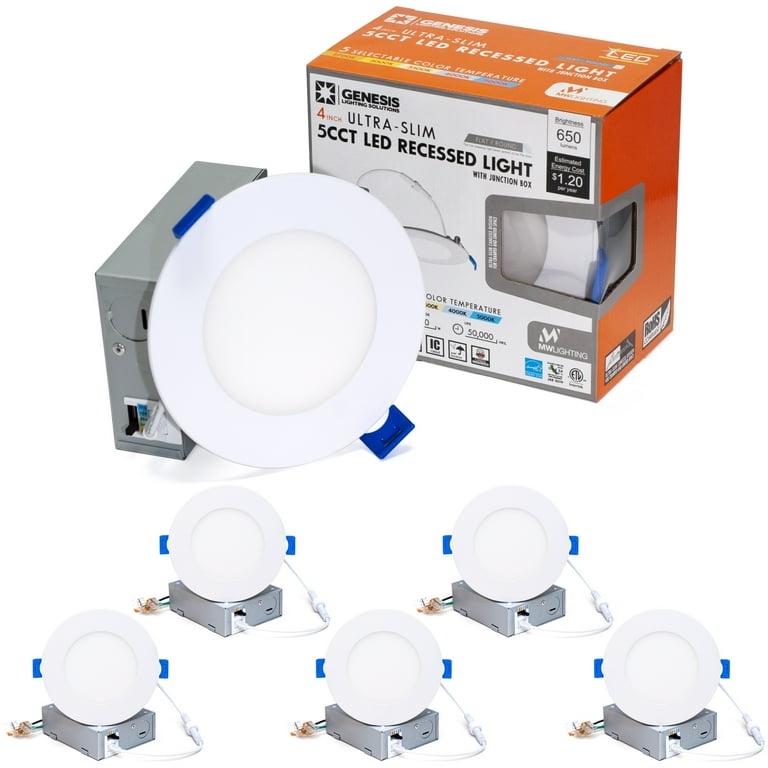 6 inch slim led clearance downlight with junction box