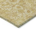 thumbnail image 4 of Addison Rugs Chantille Indoor/Outdoor Transitional Floral Gold Washable Rectangle Rug, 1'8" x 2'6", 4 of 6