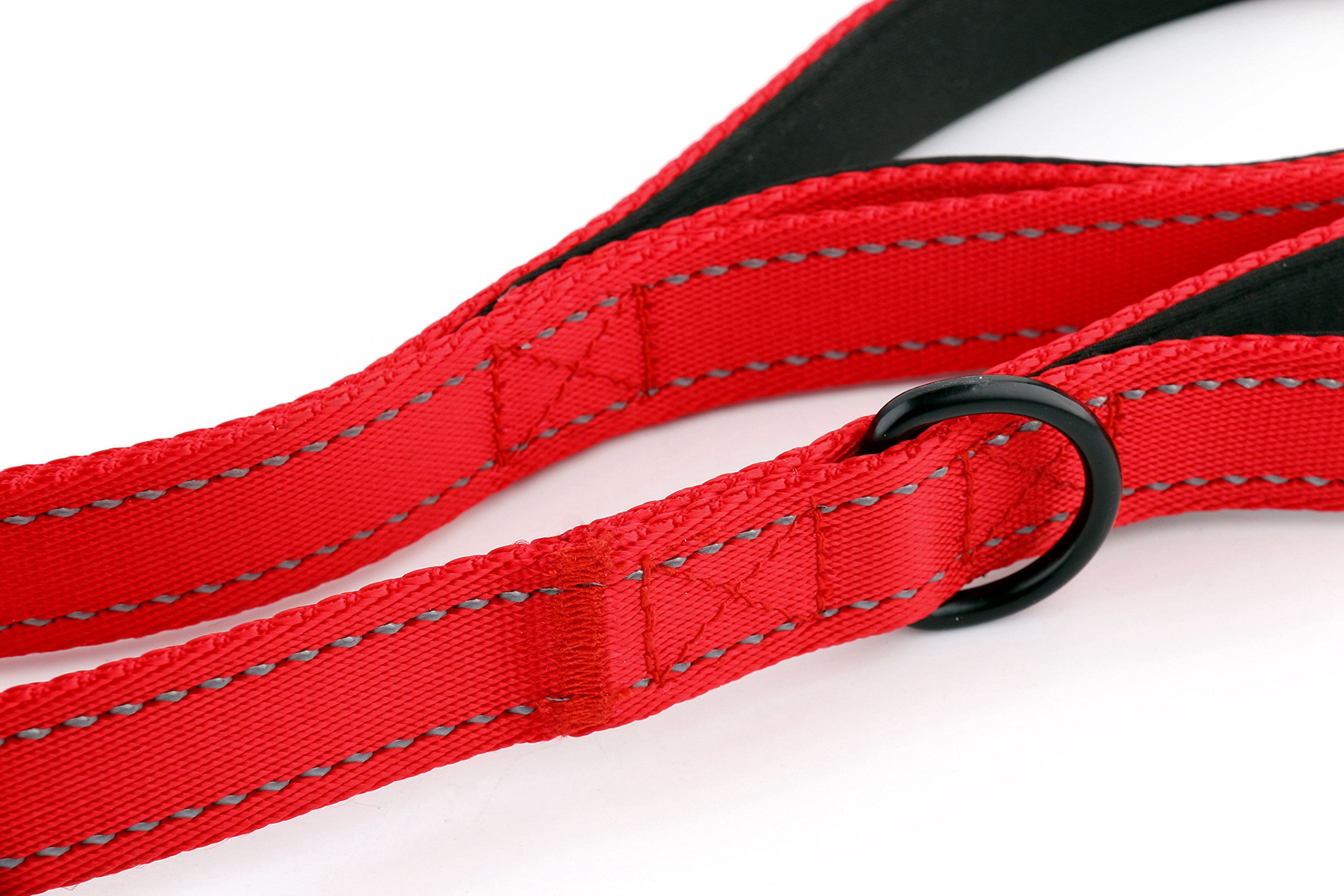 mirlewaiy Dog Leash 6ft Long,Traffic Padded Two Handle,Heavy Duty,Reflective Double Handles Lead for Control Safety Training,Leashes for Large Dogs or Medium Dogs,Dual Handles Leads(Green)