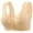 Beige, variant on yievot Wirefree Bras for Women Comfortable Daisy Bras for Seniors Front Closure Full Coverage Everyday Comfort Wireless Bras