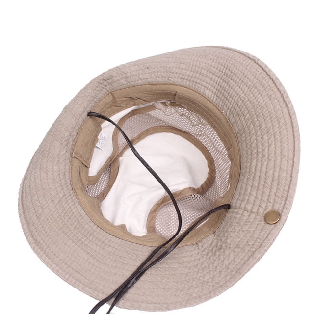 pitrice Femmes Pêcheur Chapeau Voyage Camping Réglable Randonnée Camping Femmes Pêcheur Large Bouchon de Bord avec Corde Dames Mode Conception Simple Seau Chapeaux Vert