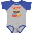 thumbnail image 3 of Inktastic Labrador Retriever Loved by a Boys or Girls Baby Bodysuit, 3 of 5