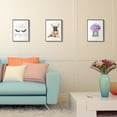 thumbnail image 2 of The Stupell Home Decor Hello Gorgeous Black Eyelashes Typography Framed Texturized Art, 2 of 8
