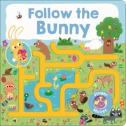Maze Book: Follow the Bunny (Finger Mazes) by Roger Priddy (Board Book), Kids & Family, English