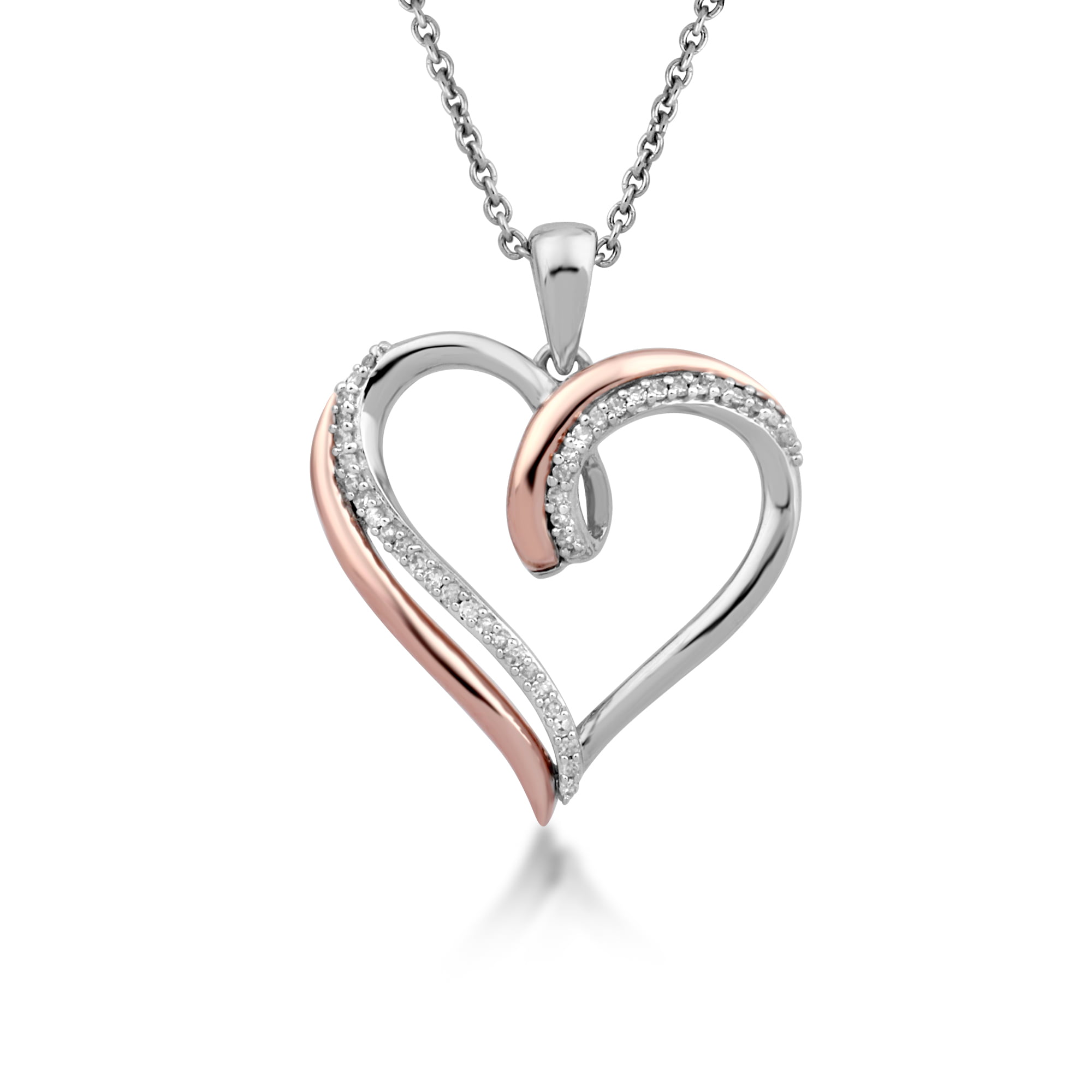 LOVE XMAS BIRTHDAY Heart Necklace Gifts present for her Girl Wife Daughter lady